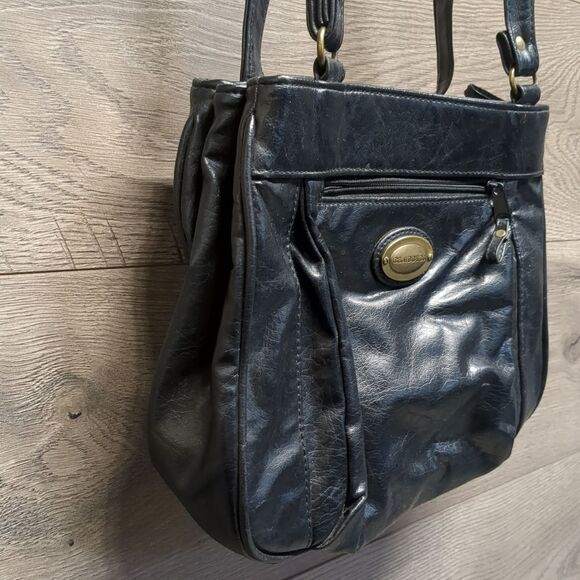 Classics Black Shoulder Bag Purse Women's - Picture 4 of 12